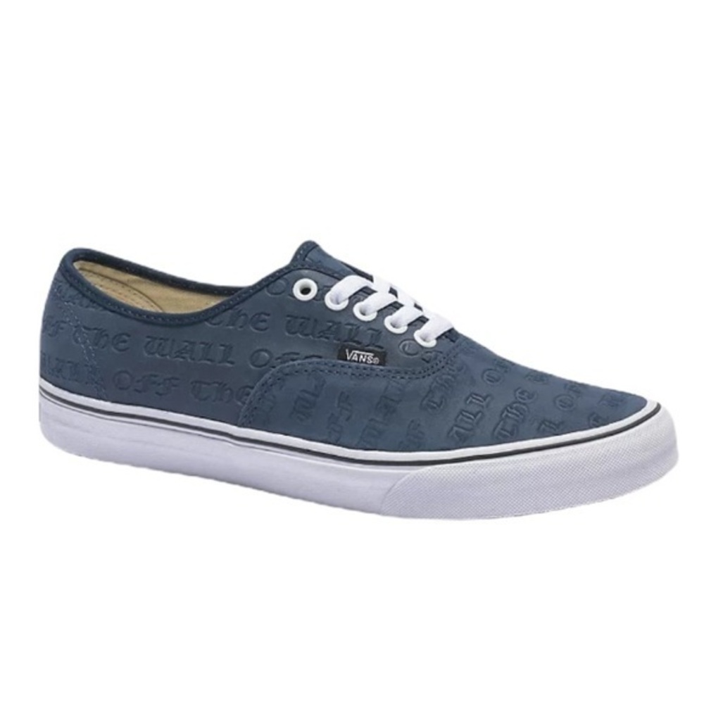 Vans Authentic Deboss OTW Dress Blues Skate Shoes on men’s size 9